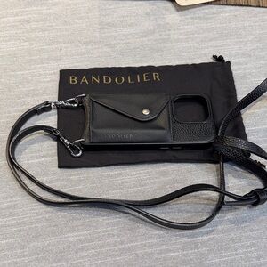 Bandolier Black Crossbody Phone Case iPhone 14Pro